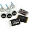 119ct Black Graduation Class of 2026 Wrapped Miniatures And Silver Stickered Kisses Chocolate Candy Mix For Grad Gifts, School Event Giveaways & Party Favors